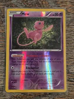 Mew 29/124 Fates Collide Reverse Holo Pokemon Card Mint - Image 1