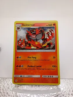 Incineroar 26/149 Sun & Moon Base Set Regular Rare Pokemon Card - Image 1