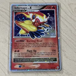 Pokemon TCG Infernape LV.X Holo Rare Card - Image 1