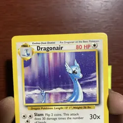 Pokemon Dragonair 18/102 Base Set Unlimited Non-Holo Rare Card WOTC VINTAGE c514 - Image 2