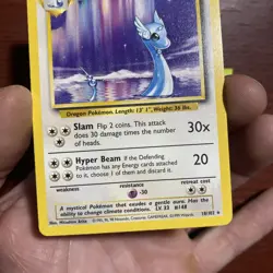 Pokemon Dragonair 18/102 Base Set Unlimited Non-Holo Rare Card WOTC VINTAGE c514 - Image 3