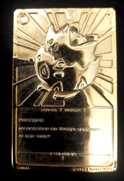 Pokemon 23K Gold Plated Togepi Trading Card 1999 Burger King Limited Edition - Image 2