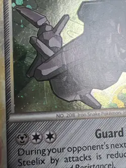 LP- Steelix 24/95 Holo HGSS Unleashed Deck Exclusives AUTHENTIC Pokemon Card - Image 4
