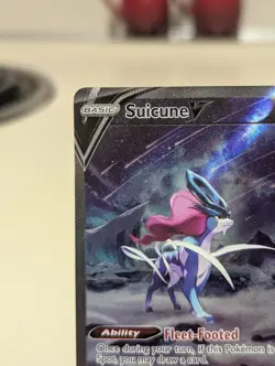 Suicune V Alt Crown Zenith Galarian Gallery GG38 Pokemon Card Near Mint - Image 2