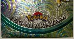 ALAKAZAM #65, Series 1 - 2000, Topps TV Animation Edition Chrome Pokemon Card - Image 4