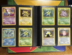 🔥152x Holo Rare Vintage WOTC Pokemon Card Lot Binder 1st Shadowless Base Rocket - Image 1