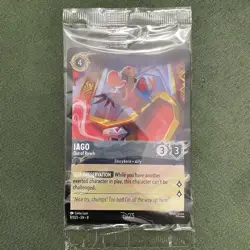 New Disney Lorcana D23 2025 Gold Member Exclusive Gift Iago 8/ Foil Promo Card - Image 4