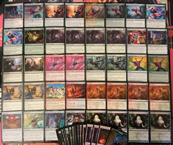 MTG - 60 CARD SPIDER DECK - SCARLET BEN REILLY, SPINNERET AND SPIDERLING, GWEN - Image 1
