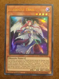 Stardust Trail Ultra Rare MP22-EN120 Yugioh Trading Card - Image 1