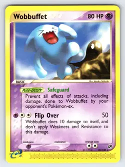 Wobbuffet 26/100 2004 EX Sandstorm Pokemon Card TCG Saitou e-Series Rare - VLP - Image 1
