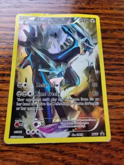 DIALGA XY77 Holo MYTHICAL Full Art Black Star Promo 2015 Pokemon Card - PL - Image 1