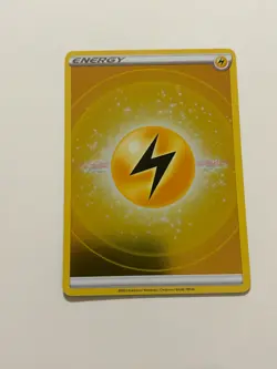 Pokemon Card 2022 Holographic Lightning Energy Near Mint - Image 1