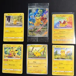 Sealed Pikachu Pokemon Center Stamped Promo Card SVP027 + sm108 and more - Image 1
