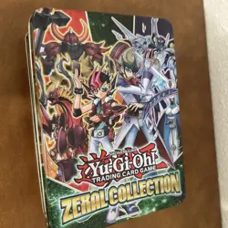 Vintage Yugioh Card Lot 200+ cards w/ tin - Image 1