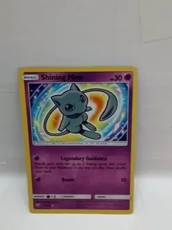 Pokemon TCG Shining Mew Holo Rare Card 40/73 Shining Legends Series - Image 2