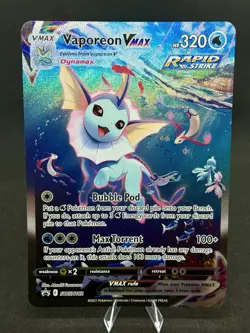 Vaporeon VMAX SWSH182 Sword & Shield Promo JUMBO Card NM 2021 English - Image 1