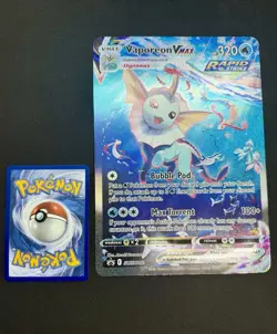 Vaporeon VMAX SWSH182 Sword & Shield Promo JUMBO Card NM 2021 English - Image 3
