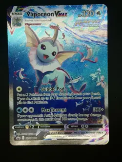 Vaporeon VMAX SWSH182 Sword & Shield Promo JUMBO Card NM 2021 English - Image 4