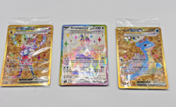 Pokemon TCG Terapagos Promo Card Set of 3 Sealed Exclusive UPC Collection - Image 1
