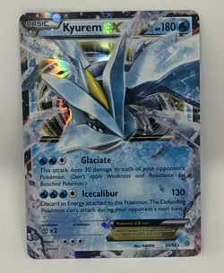 Pokemon TCG XY Ancient Origins Kyurem EX 25/98 Ultra Rare Holo Card - Image 2