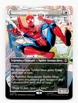 Spectacular Spider-Man (Borderless) - [Marvel's Spider-Man] MTG Magic ⚪ - Image 1