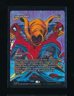 SAW IN HALF 0021 BORDERLESS MARVEL'S SPIDER-MAN 2025 MAGIC: THE GATHERING - Image 1