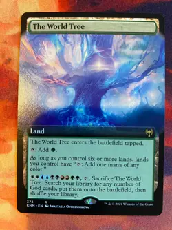 MTG Kaldheim The World Tree Extended Art - Image 1