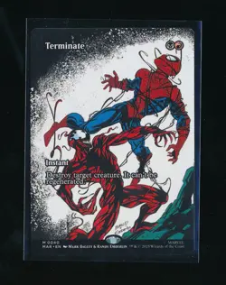 TERMINATE 0040 BORDERLESS MARVEL'S SPIDER-MAN 2025 MAGIC: THE GATHERING - Image 1
