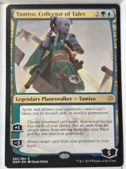 Tamiyo, Collector of Tales - War of the Spark - Magic the Gathering MTG Nice! - Image 1