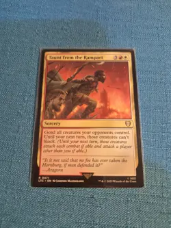 MTG LOTR Taunt from the Rampart COMMANDER #071 Lord of Rings Magic Gathering - Image 1