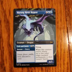 x1 Marang River Regent Coil and Catch - Borderless R MTG Tarkir: Dragonstorm - Image 1