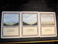 MTG Plains REVISED Vintage Land Lot Free Shipping - Image 1