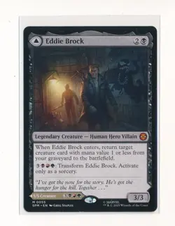 EDDIE BROCK VENOM LETHAL PROTECTOR 0055 SPIDER-MAN 2025 MAGIC: THE GATHERING - Image 2