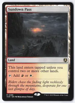 Sundown Pass R Innistrad Remastered 286 NM - Image 1