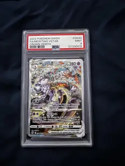 Pokemon Mewtwo VSTAR GG44/GG70 Crown Zenith PSA 9 - Image 1