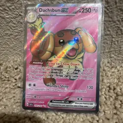 Dachsbun EX 160/142 Full Art - Stellar Crown 2024 Mint Pack Fresh Pokemon TCG - Image 1