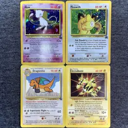 WotC Black Star Promo Pokemon Holo Stamped Lot Mew, Meowth, Dragonite, - Image 1
