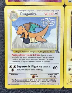 WotC Black Star Promo Pokemon Holo Stamped Lot Mew, Meowth, Dragonite, - Image 5