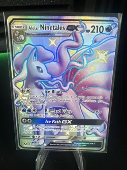 ✨Shiny Alolan Ninetales GX✨ Pokemon Hidden Fates: Shiny Vault SV53/SV94 MINT! - Image 1
