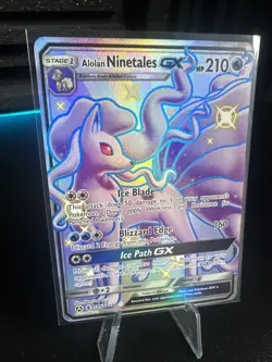 ✨Shiny Alolan Ninetales GX✨ Pokemon Hidden Fates: Shiny Vault SV53/SV94 MINT! - Image 2