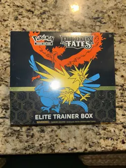 New Pokemon TCG Sun & Moon Hidden Fates Elite Trainer Box ETB Sealed Low Price $ - Image 1