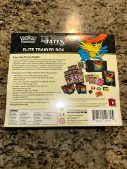 New Pokemon TCG Sun & Moon Hidden Fates Elite Trainer Box ETB Sealed Low Price $ - Image 5