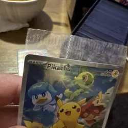 Pikachu #27 SEALED Pokemon TCG Black Star Promo Near Mint Paldea Evolved ETB 027 - Image 5