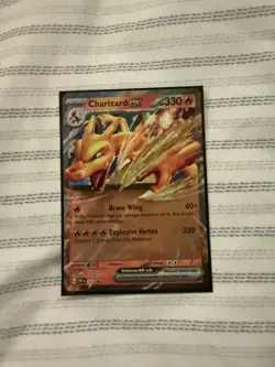 Charizard ex Super Premium Collection Pokemon TCG Promo Set 161 004 005 NM - Image 3