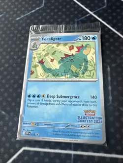 2024 Pokemon Illustration Contest Sealed Promo 3 Pack Feraligatr Pikachu Toxtric - Image 5