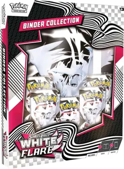 Pokemon Scarlet and Violet SV10.5 White Flare Binder Collection - Image 1