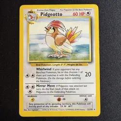 Pidgeotto 22/102 - Rare - Pokemon TCG Base Set Unlimited WOTC - Image 1