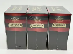 Lot of (3) Pokemon Center Exclusive Sword & Shield Lost Origin Elite Trainer Box - Image 2