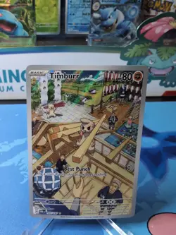 Timburr 183/167 Illustration Rare Pokemon TCG Twilight Masquerade NM - Image 1