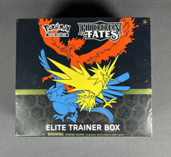2019 Pokemon TCG Hidden Fates Elite Trainer Box Factory Sealed New ETB SM210 - Image 1